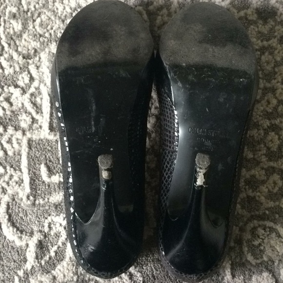 Black platform pumps - Picture 5 of 8